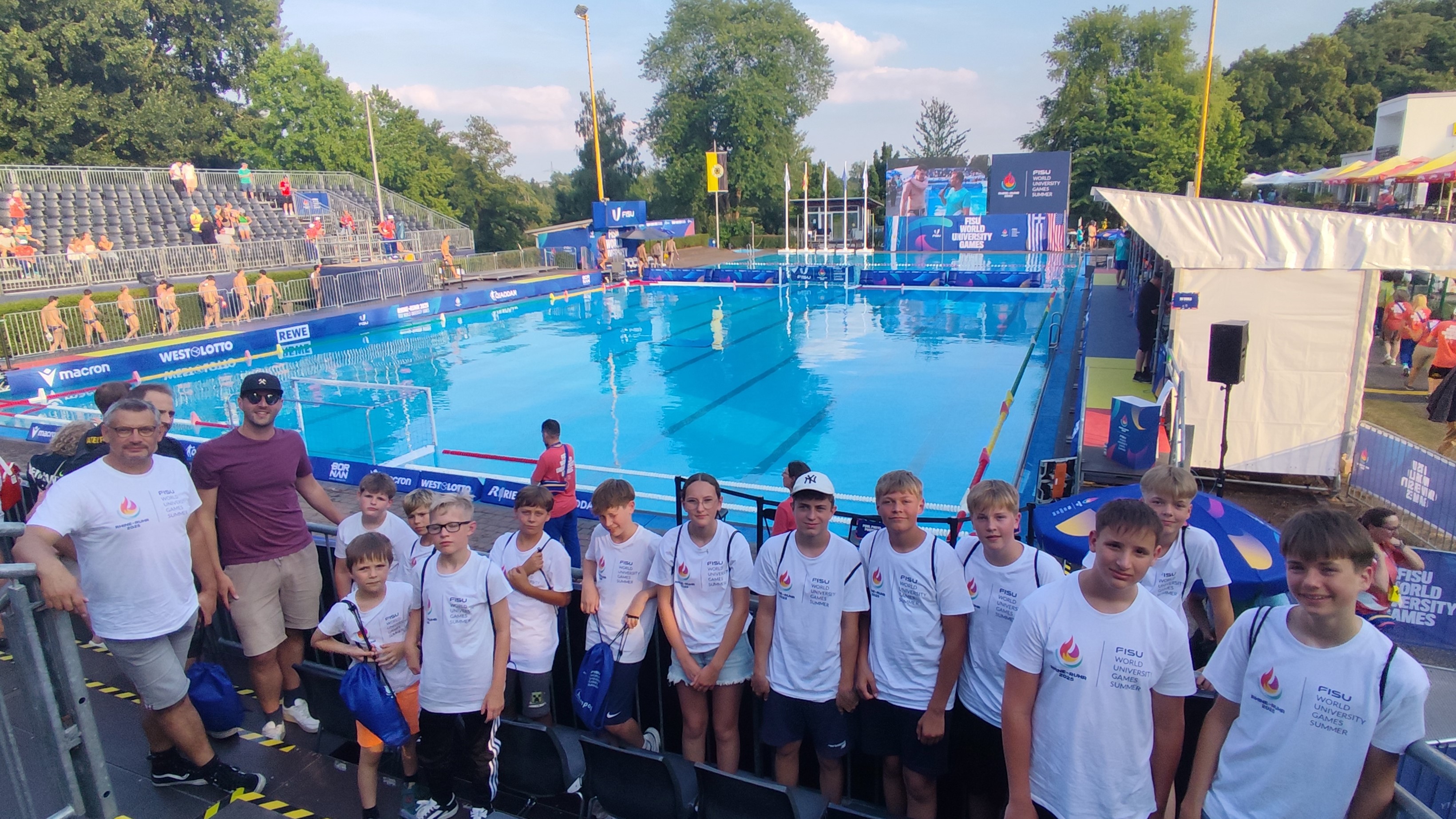  Wasserballcamp - SV13-Nachwuchs bei den FISU Games hautnah dabei