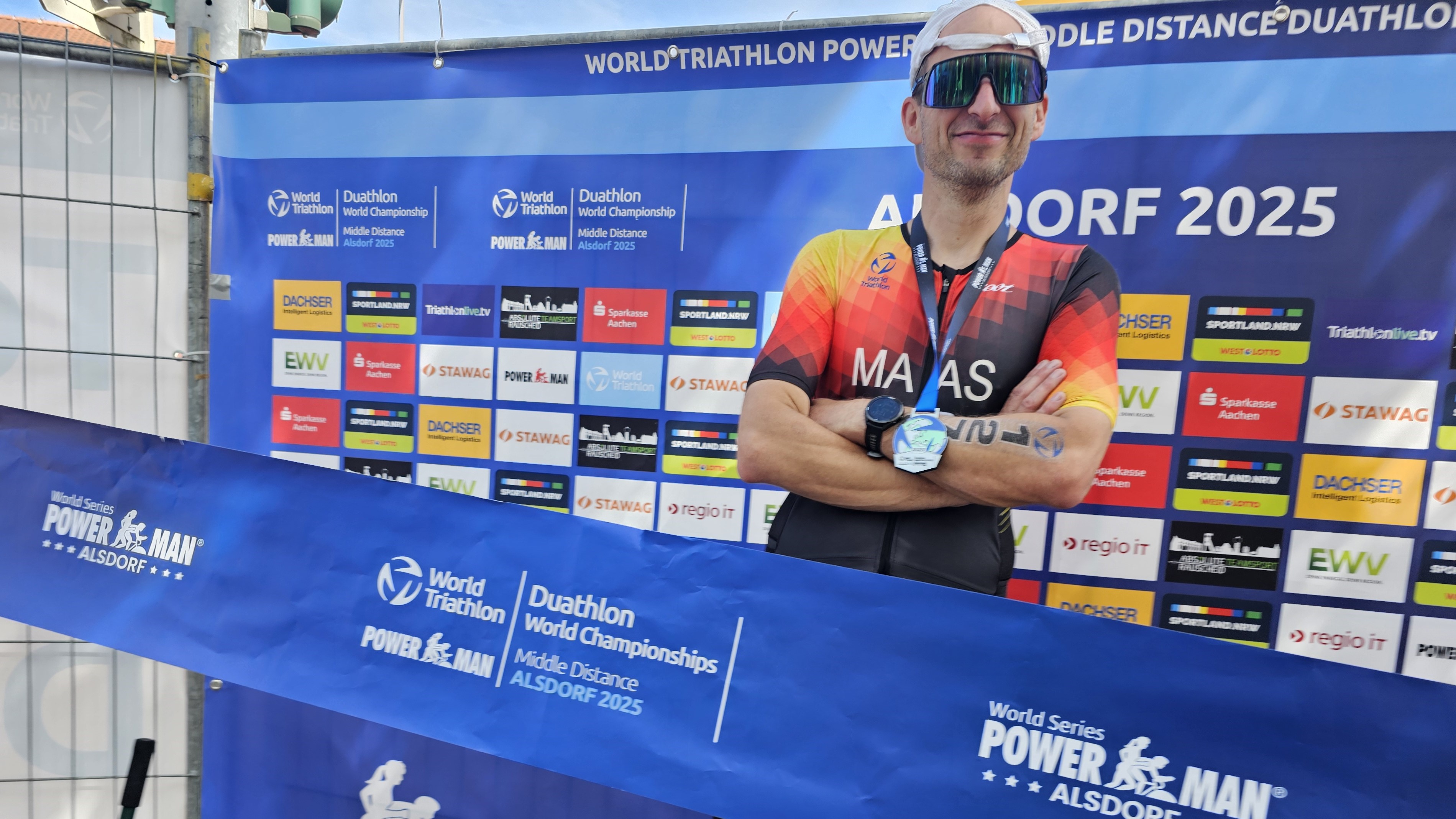 Maas holt Titel - Weltmeister Paratriathlon Alsdorf 2025